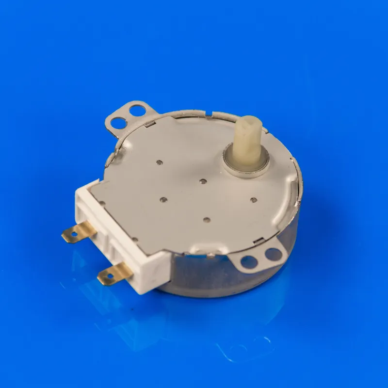 Моторчик тарілки для мікрохвильовки 220V 4rpm пласт. вал 11 мм — фото 2