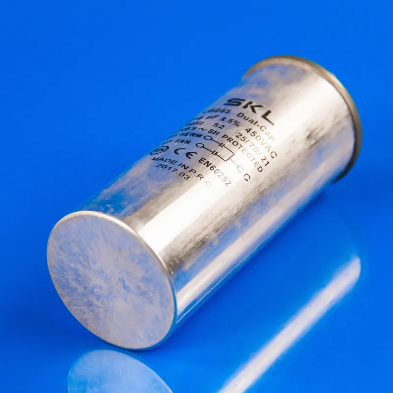 Подвійний конденсатор 50µF+6µF 450V для кондиціонерів — фото 3