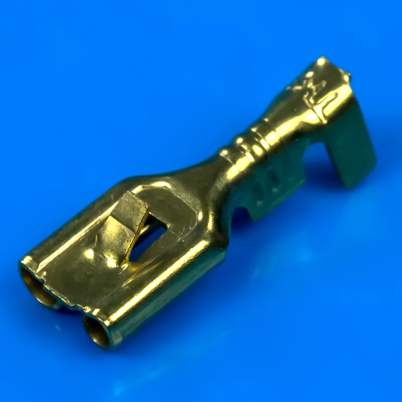 Клема плоска (мама), під кабель, гніздо 4.8mm, без ізоляції — фото 3