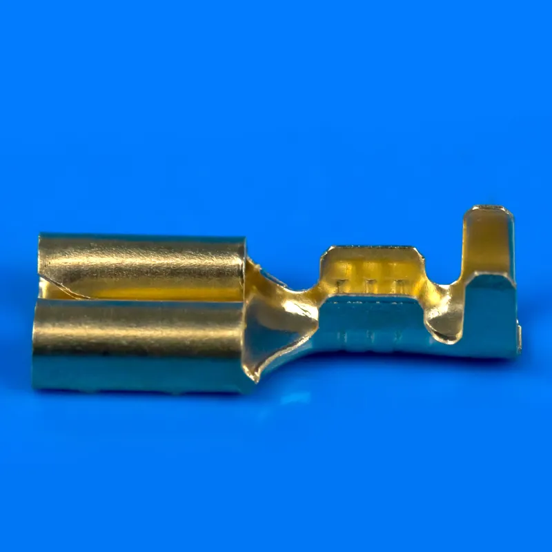 Клема пласка "мама", під кабель, гніздо 6.3mm, без ізоляції — фото 4