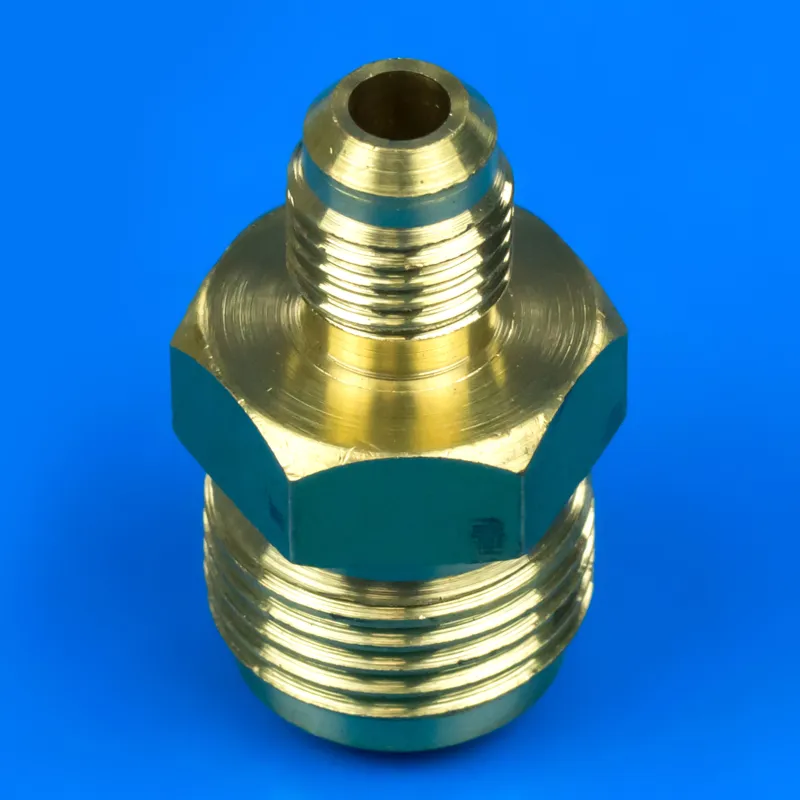 Латунна муфта 1/4" - 1/2" для кондиціонера, зовнішня різьба — фото 3