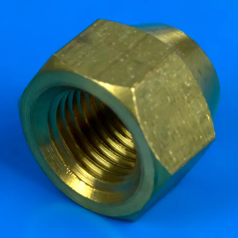 Муфта латунна 1/4" для трубки 1/4" (6,35мм) для кондиціонера — фото 2