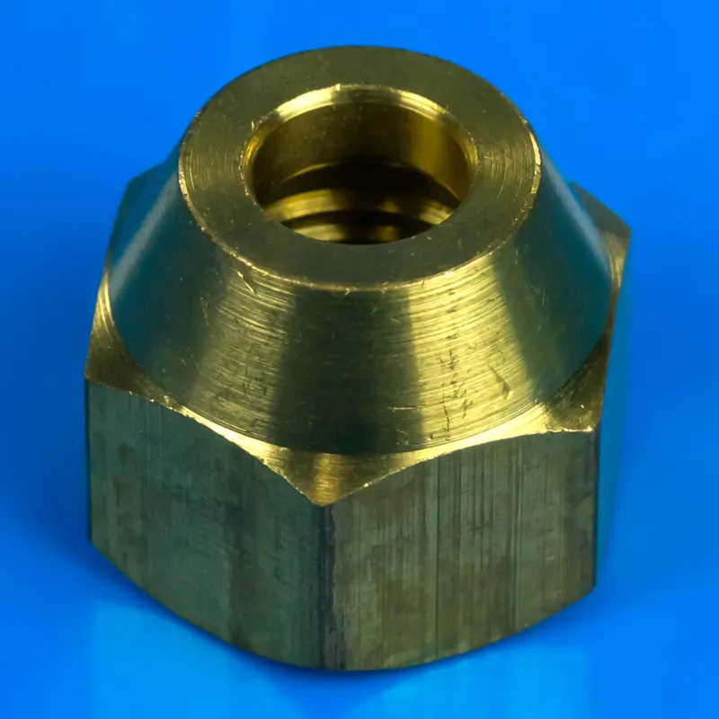 Муфта латунна 1/4" для трубки 1/4" (6,35мм) для кондиціонера — фото 3