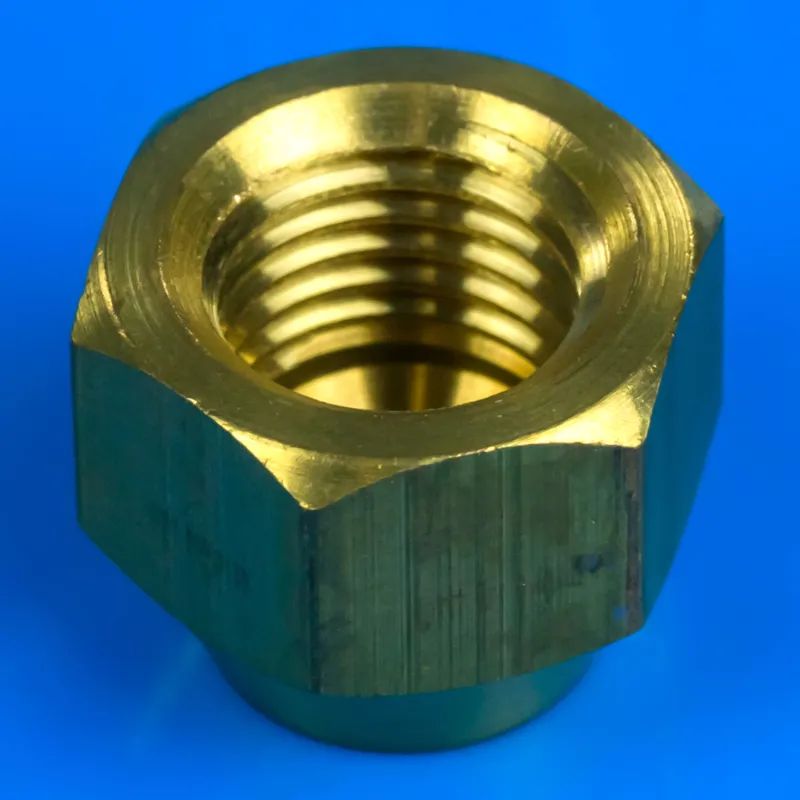 Муфта латунна 1/4" для трубки 1/4" (6,35мм) для кондиціонера — фото 4