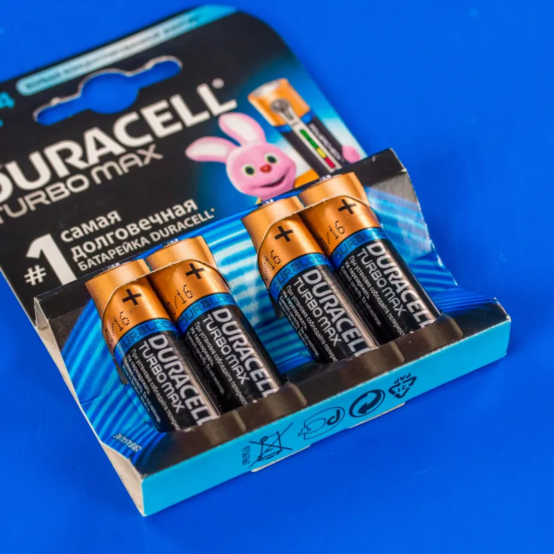 Duracell AA LR06 MN1500 Turbo батарейки 4шт — фото 3