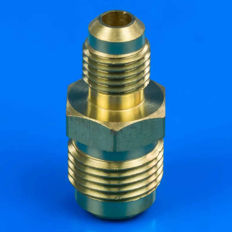 Латунна перехідна муфта 1/4" - 3/8" для кондиціонерів — фото 4
