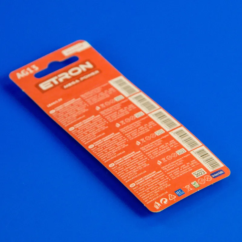 Etron Micro Alkaline LR44 (AG-13-C10) 10 шт — фото 2