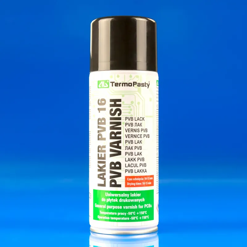 Діелектричний лак для радіодеталей Termopasty PVB 16 AG 400ml — фото 2