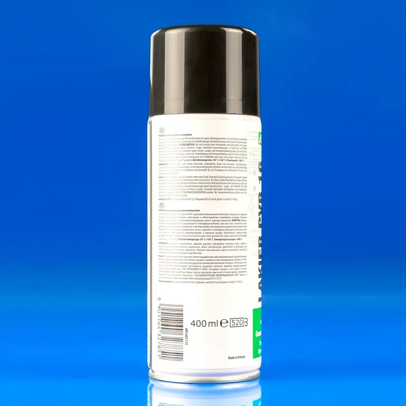 Діелектричний лак для радіодеталей Termopasty PVB 16 AG 400ml — фото 3