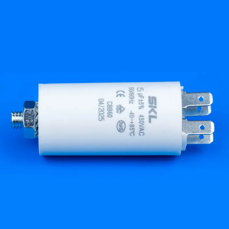 Конденсатор 5uF 450V для холодильника SKL — фото 2