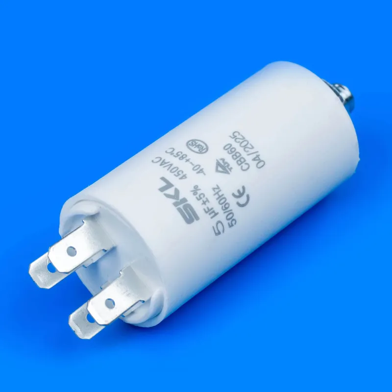 Конденсатор 5uF 450V для холодильника SKL — фото 3