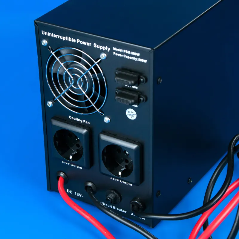 Інвертор ДБЖ Pure Sine Ritar SK-800VA LCD, 500W 12V, зовнішній АКБ — фото 4