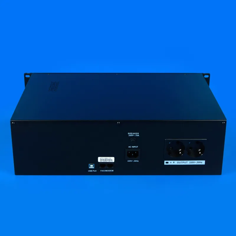 Інверторне ДБЖ Ritar LCD 1500VA, 900W 2x12V9Ah — фото 3