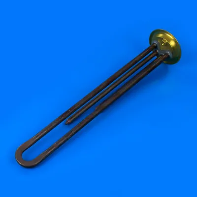 ТЕН Thermowatt 1.3 кВт мідний, під 2 термостати, латунний фланець