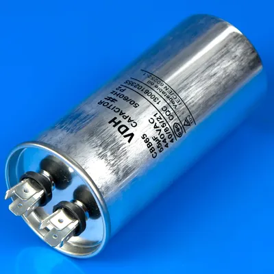 Конденсатор для кондиціонера 55 Mf 440V металевий CBB65