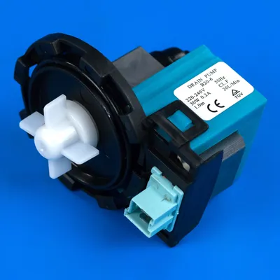 Насос для пральної машини DRAIN PUMP P20-6 з 8 засувками, передні клеми