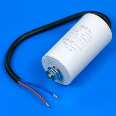 Конденсатор для пральної машини 18 Mf 450V з проводом SKL