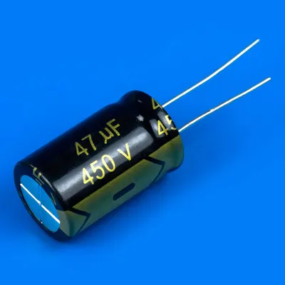 Полярний конденсатор 47mf 450V для радіодеталей