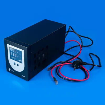Інвертор ДБЖ Ritar 600VA LCD, 400W 12V для зовнішнього АКБ
