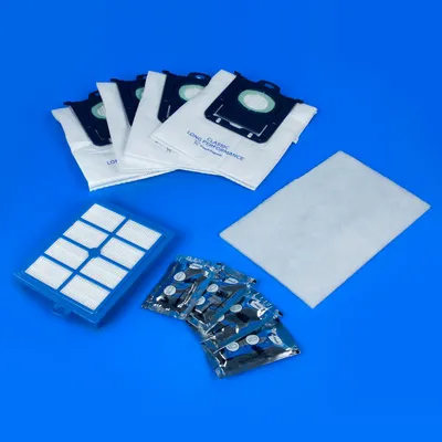 Комплект мішків (4 шт) USK9S S-BAG + фільтр мотора + HEPA-фільтр + ароматизатор для пилососа Electrolux 900922970