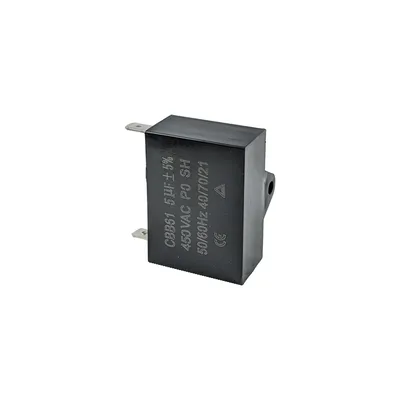 Конденсатор CBB61 5 мкФ 450 V прямокутний, Whicepart