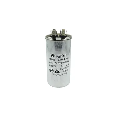 Конденсатор CBB65 40 мкФ 450 V металевий (пуско-робочий), Whicepart