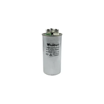 Конденсатор CBB65 40+5 мкФ 450 V металевий (пуско-робочий), Whicepart