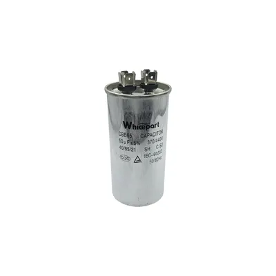 Конденсатор CBB65 50 мкФ 450 V металевий (пуско-робочий), Whicepart