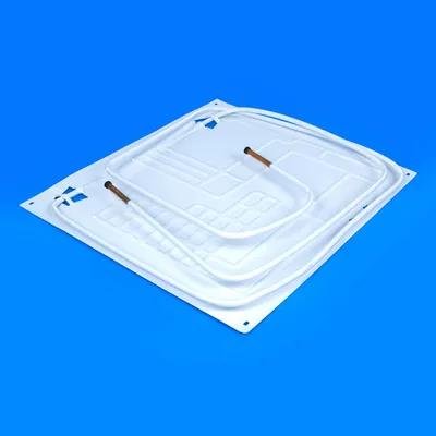 Пластина випарника розміром 450*400мм (2 трубки 0,5м+1,5м)