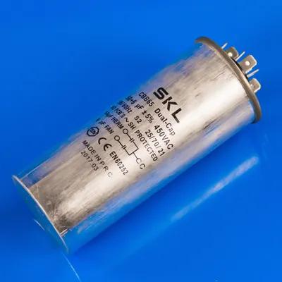 Подвійний конденсатор 50µF+6µF 450V для кондиціонерів