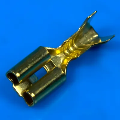 Клема плоска (мама), під кабель, гніздо 4.8mm, без ізоляції