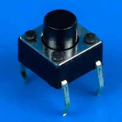 Кнопка тактова 6x6x6 мм 4pin, радіодеталь