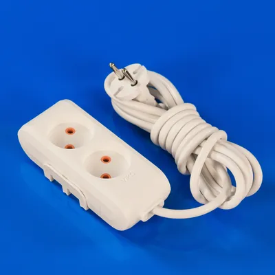 Подовжувач електричний на 2 розетки 3м Viko Power-Extend