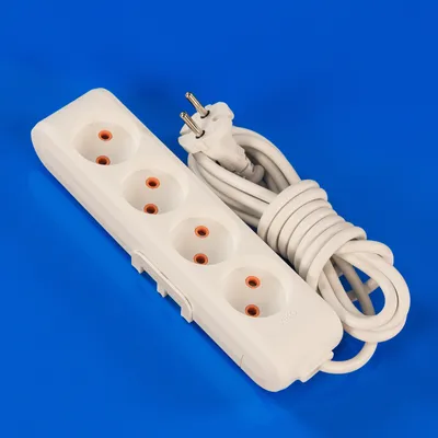 Подовжувач на 4 розетки 3м Viko PowerLine