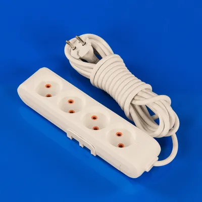Подовжувач на 4 розетки 5м Viko PowerStrip