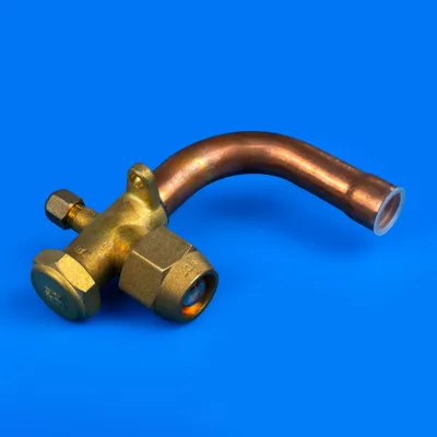 Кутовий сервісний кран 3/4" для кондиціонера