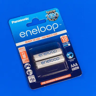 Panasonic Eneloop Ni-MH AAA 750mAh 2шт (BK-4MCCE/2BE)
