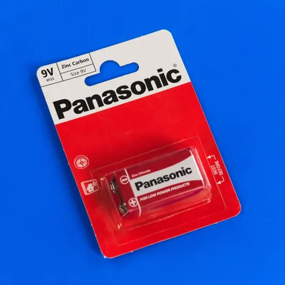 Panasonic Red Zinc 6F22 Zinc-Carbon Батарейка 1шт