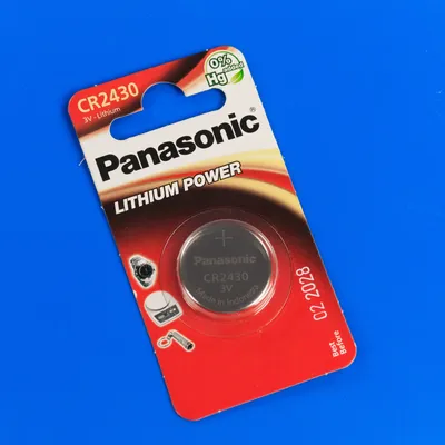 Panasonic Lithium CR 2430 Батарейка 1шт (CR-2430EL/1B)