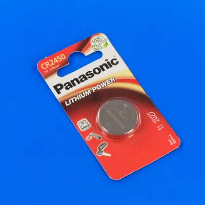 Батарейка Panasonic CR 2450 Lithium, 1 шт.