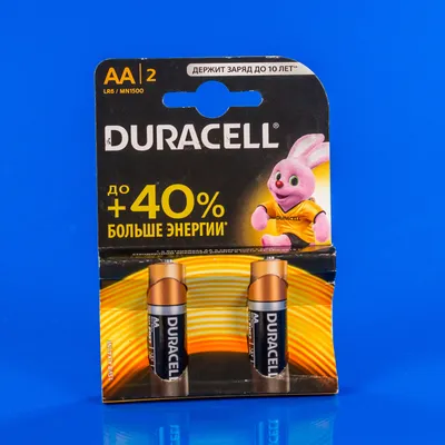 Батарейка Duracell AA (LR6) MN1500 Basic 2шт