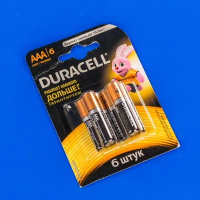 Батарейка Duracell AAA (LR03) MN2400 Basic 6 шт (81483511)