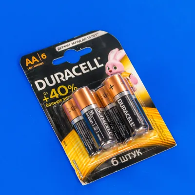 Батарейка Duracell AA (LR6) MN1500 Basic Pack 6шт