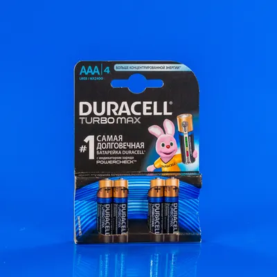 Батарейка Duracell AAA (LR03) MX2400 Turbo 4шт